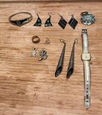 Antieke vintage juwelen broche ring horloge, Sieraden, Tassen en Uiterlijk, Antieke sieraden, Ophalen of Verzenden, Overige materialen