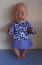 Poppenkleertjes poppenkleding Baby pop 40-43c jurkje 473, Ophalen of Verzenden, Nieuw, Babypop