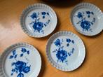 Porseleinen onderzetters blauw bloemdecor, Antiek en Kunst, Ophalen of Verzenden
