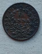 India, Britsh 1/12 anna 1835 (m) 17,7 mm., Ophalen of Verzenden, Zuid-Azië, Losse munt