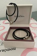 Pandora leren armband p/stuk €27,50 zgan, Sieraden, Tassen en Uiterlijk, Armbanden, Ophalen of Verzenden, Zo goed als nieuw, Zwart