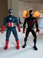 Actiefiguren Captain America en Spider-Man 24 cm, Ophalen of Verzenden