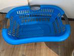 Blauwe wasmand in goede staat, Ophalen, Gebruikt