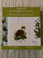 Borduurpakket Francien katten, Ophalen of Verzenden, Nieuw, Handborduren, Borduurpakket