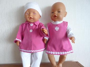 Compleet setje past de baby born pop van 43 cm.20% korting beschikbaar voor biedingen