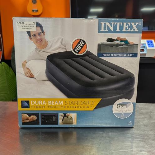 Intex Luchtbed Twin Pillow rest raised 191x99x42cm | Nieuw, Huis en Inrichting, Slaapkamer | Bedden, Nieuw