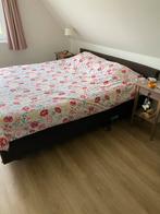 Auping boxspring 1.80 - 2.10, Bruin, 210 cm, Tweepersoons, Ophalen of Verzenden