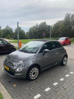 Fiat 500 cabrio 0.9 80pk Turbo Twinair 2016 Grijs, Auto's, Fiat, Stof, Cabriolet, Origineel Nederlands, Handgeschakeld