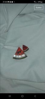 Watermeloen broche, Sieraden, Tassen en Uiterlijk, Broches, Ophalen of Verzenden, Nieuw, Overige materialen