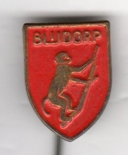 Speldje DIERENTUIN BLIJDORP AAP ROOD (A5), Verzamelen, Speldjes, Pins en Buttons, Verzenden, Gebruikt, Overige onderwerpen