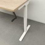 Slinger verstelbaar zit-sta bureau 200100 cm – wit frame, Ophalen of Verzenden, Nieuw