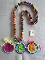 Wolvilt kinderketting verjaardag vilt antroposofisch, Hobby en Vrije tijd, Vilt, Ophalen of Verzenden, Nieuw, Figuurtje(s), Wolvilt