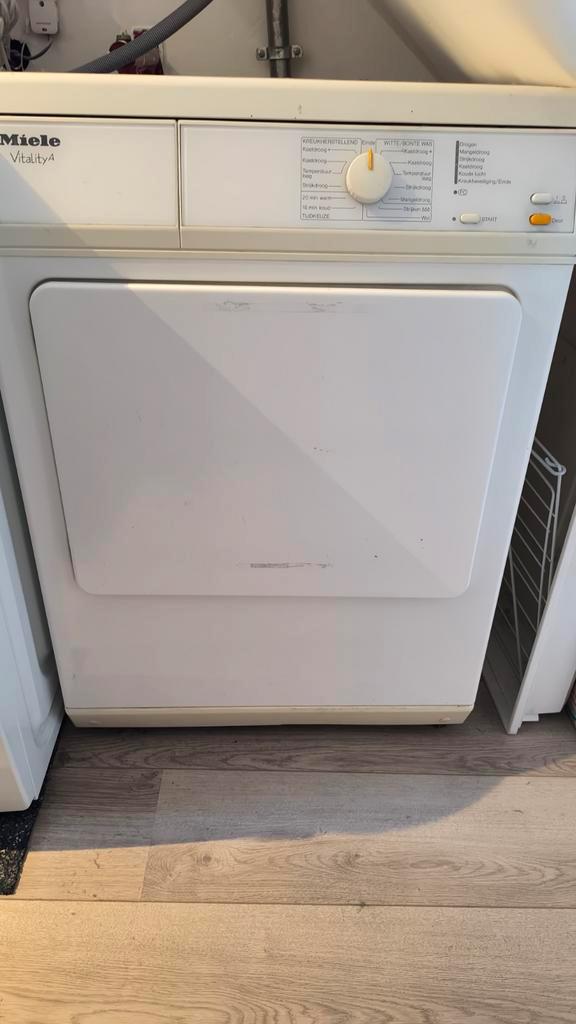 Miele Vitality 4 Droger - Gebruikt, Witgoed en Apparatuur, Wasdrogers, Gebruikt, Luchtafvoer, Voorlader, 4 tot 6 kg, 85 tot 90 cm