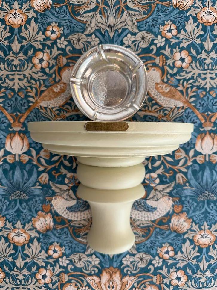 Steltman antiek 830 zilveren bakje bloemvorm, Antiek en Kunst, Antiek | Goud en Zilver, Zilver, Ophalen of Verzenden