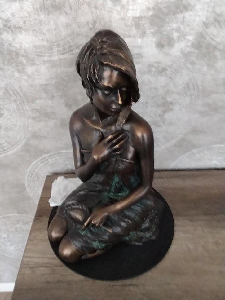 Bronzen beeld, Antiek en Kunst, Antiek | Koper en Brons, Ophalen of Verzenden