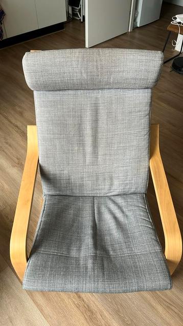 Ikea Poang Fauteuil Grijs KUSSEN beschikbaar voor biedingen