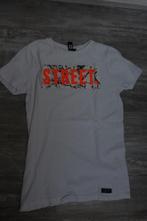 net Cool Cat t-shirt wit street mt 170-176, Ophalen of Verzenden, Zo goed als nieuw, Jongen, Shirt of Longsleeve