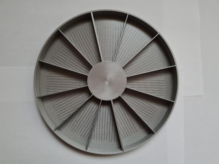 Rond diamond painting bakje met 12 vakken, Hobby en Vrije tijd, Knutselen, Nieuw, Knutselwerk, Ophalen of Verzenden
