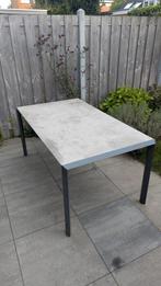 Moderne rechthoekige tuintafel, Tuin en Terras, Ophalen, Gebruikt, Rechthoekig, Metaal