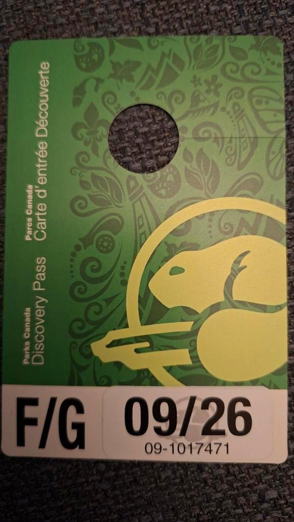 Parks Canada Discovery Pass - 7 pers in 1 voertuig, Tickets en Kaartjes, Autovignetten, Drie personen of meer