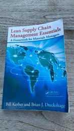 Lean supply chain management essentials - kerber, Ophalen of Verzenden, Beta, Zo goed als nieuw, HBO