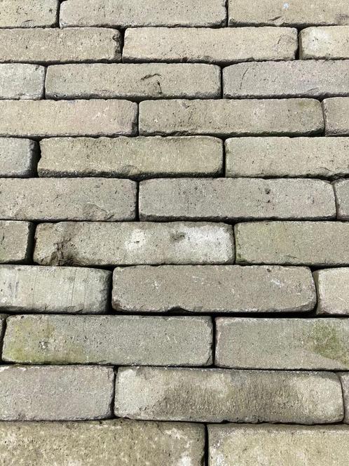 Waalformaat groen/grijs (P09), Tuin en Terras, Tegels en Klinkers, Gebruikt, Klinkers, Overige materialen, 5 tot 10 m², Ophalen