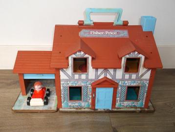 Vintage Fisher Price Huis, Gemaakt in U.S.A beschikbaar voor biedingen