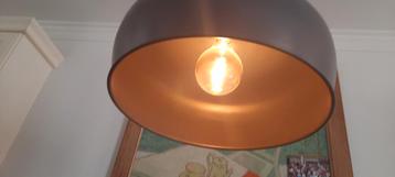 Hanglamp metaal/hout beschikbaar voor biedingen