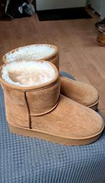 Winterboots cognac kleur maat 39, Ophalen of Verzenden, Zo goed als nieuw, Bruin