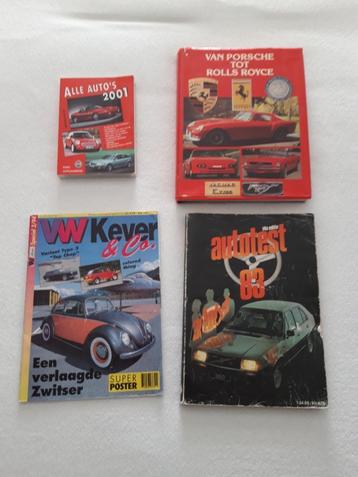 selectie autoboeken/tijdschrift