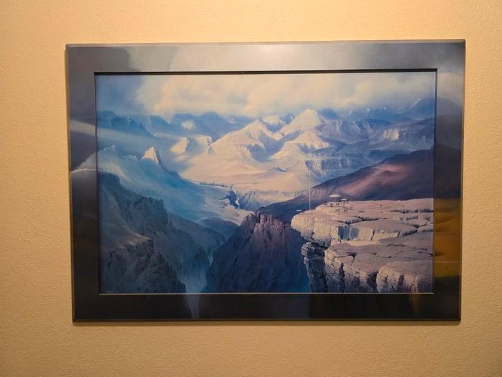 Hans Werner Sahm Moran's cafe, Antiek en Kunst, Kunst | Schilderijen | Abstract, Ophalen