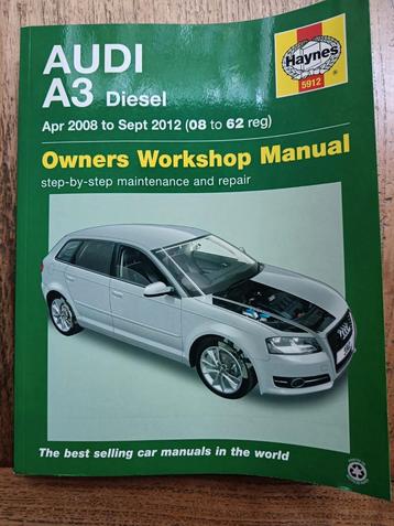 Haynes Werkplaatshandboek Audi A3 Diesel 2008-2012 beschikbaar voor biedingen