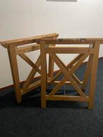 Twee schragen, Ophalen, Gebruikt