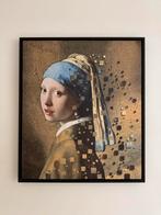 Schilderij met baklijst - Meisje met de parel, Antiek en Kunst, Kunst | Schilderijen | Klassiek, Ophalen