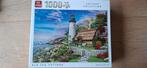 King legpuzzel 1000 stukjes old sea cottage, Ophalen, 500 t/m 1500 stukjes, Zo goed als nieuw