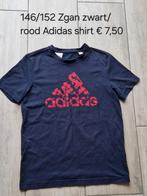146/152 Zwart met rood Adidas shirt, Ophalen of Verzenden, Zo goed als nieuw, Adidas, Shirt of Longsleeve