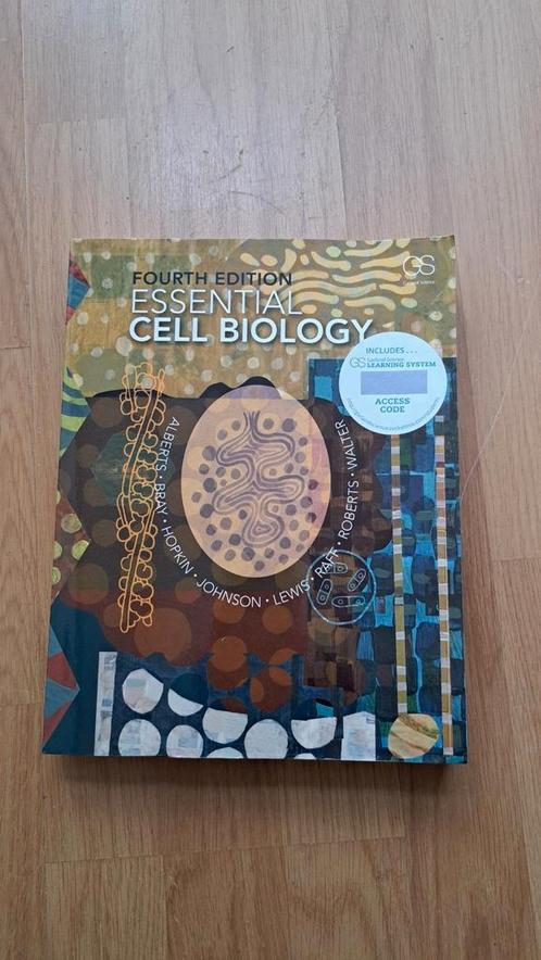 Essential cell biology - Alberts (4th ed), geneeskunde boek, Boeken, Studieboeken en Cursussen, Zo goed als nieuw, WO, Beta, Ophalen of Verzenden