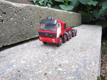 Zon Models Mercedes SK 8x4 met 2 assige dolly. beschikbaar voor biedingen