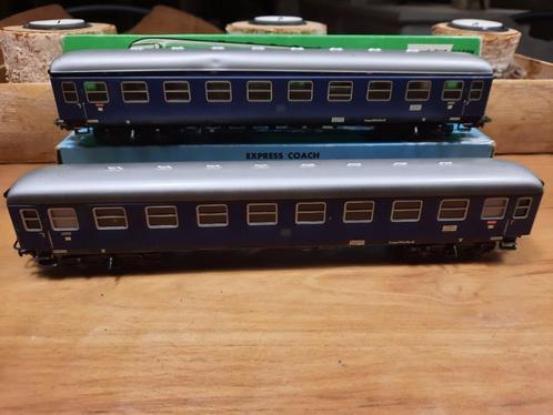 [ W2806 ] Marklin H0 - 2x 4027, Hobby en Vrije tijd, Modeltreinen | H0, Gebruikt, Wagon, Wisselstroom, Märklin, Ophalen of Verzenden
