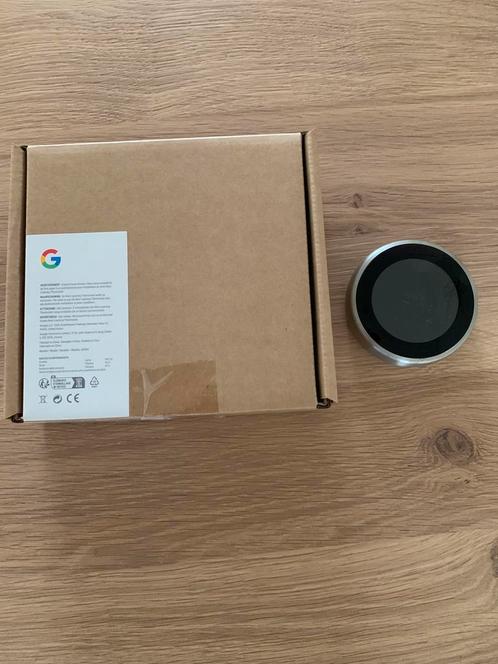 Google nest learning thermostat v3 incl nieuwe heatlink, Doe-het-zelf en Verbouw, Thermostaten, Zo goed als nieuw, Slimme thermostaat
