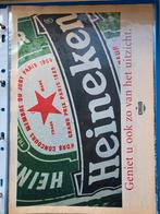 Heineken reclame, Verzamelen, Biermerken, Ophalen of Verzenden, Reclamebord, Plaat of Schild, Heineken