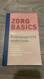 Zorg Basics, Praktijkgericht onderzoek - Verhoef etc, Ophalen of Verzenden, Gamma, Zo goed als nieuw, HBO