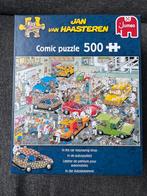 Jan van Haasteren - In de autospuiterij - 500 stukjes, Ophalen of Verzenden, 500 t/m 1500 stukjes, Zo goed als nieuw, Legpuzzel