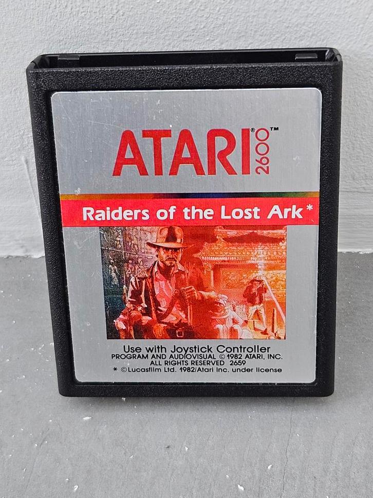 Atari 2600 Raiders of the Lost Ark, Spelcomputers en Games, Games | Atari, Gebruikt, Atari 2600, Avontuur en Actie, 1 speler, Vanaf 7 jaar