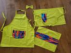 Carnaval keukenschort verkleedset, Ophalen of Verzenden, Zo goed als nieuw, Jongen of Meisje