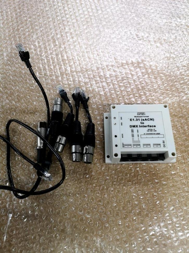 DMX512 gateway / controller, Muziek en Instrumenten, Licht en Laser, Zo goed als nieuw, Overige typen, Ophalen of Verzenden