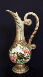 Sierlijk Belgisch VAASJE, Keramiekfabr. HUBERT  BÉQUET, 24cm, Ophalen of Verzenden