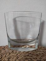 Vaas glas- ovaal, Minder dan 50 cm, Glas, Ophalen of Verzenden, Zo goed als nieuw