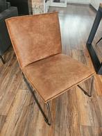 Fauteuil Cooper velvet kleur cognac, Ophalen, Zo goed als nieuw, 75 tot 100 cm, 75 tot 100 cm