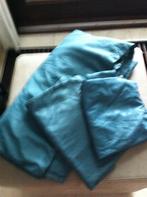 Dekbed + 2 slopen overtrek 2 persoons Br 180cm, Blauw, Dekbedovertrek, Tweepersoons, Ophalen of Verzenden